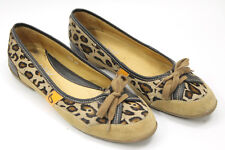 BYBLOS scarpe donna taglia 7,5 Europa 38 beige capelli di cavallo S6865