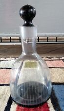 Bottiglia vaso vetro soffiato Murano Venezia no Venini vintage anni 80 originale