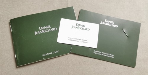 Jeanrichard vintage warranty - jeanrichard,