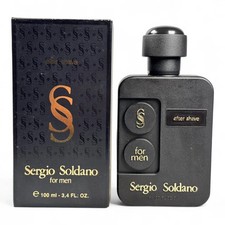 Sergio Soldano Uomo Nero 100 ml Dopobarba spray Splash Vintage