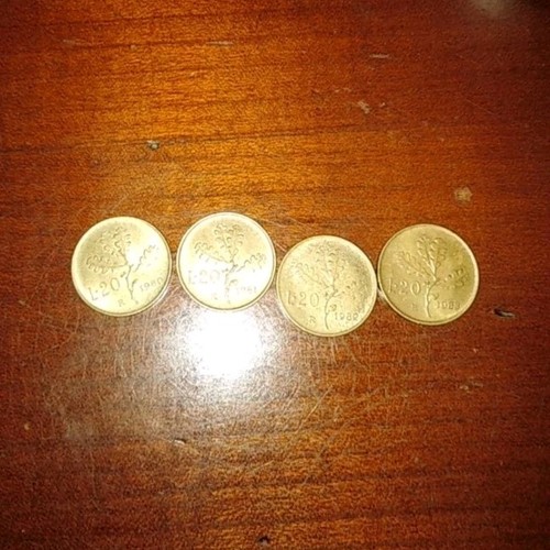 Lotto monete lire quercia - lotto,