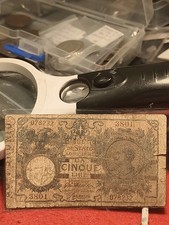 BIGLIETTO DI STATO REGNO 5