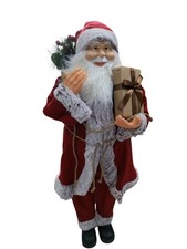 Grande Babbo Natale Decorazioni natalizie Statua  altezza 120 cm abito rosso