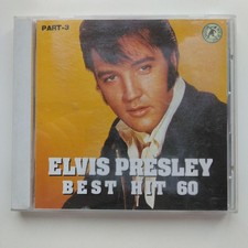 Cd/Elvis Presley Best Hit 60 Part-3 Musician Jacket Live Secondhand K