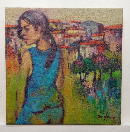 Quadro dipinto figura - quadro,