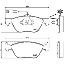 BREMBO Kit Pastiglie Freno