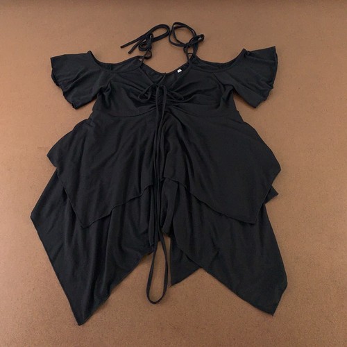 Women size large black short - size,