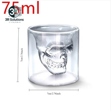 Tazza Teschio Doppio Vetro