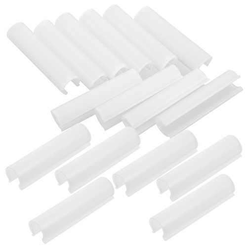 16pz morsetto bianco per tubi - 16pz,