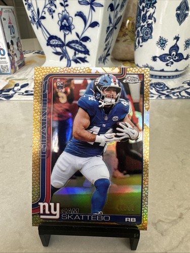 2025 topps chrome cam skattebo - cam,