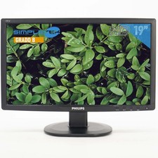 PHILIPS 191V2 19" WIDE MONITOR SCHERMO LCD CASSA POS DVR VGA COMPUTER PC