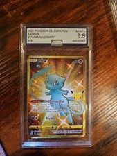 AGS 9.5 Gold Shiny Mew 025/025