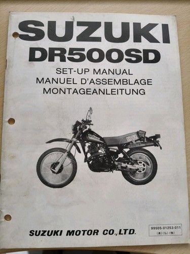 Suzuki dr500sd manuale - dr500sd,