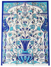 Vaso Di Piastrelle Dipinte A