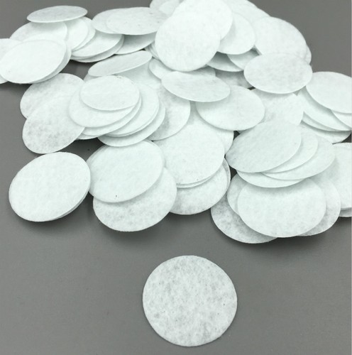 500pz cerchio feltro bianco - 500pz,