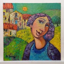 Quadro Dipinto Figura