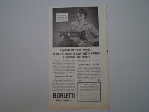 Advertising pubblicità 1952 - pubblicità,