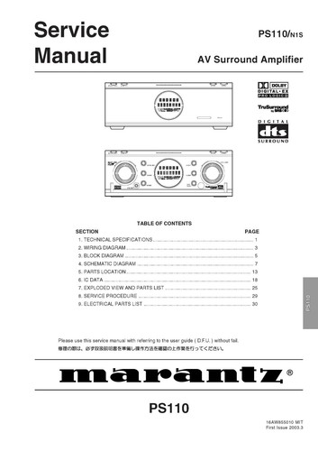 Servizio manuale istruzioni - servizio, di