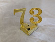 NUMERI TORTA DI COMPLEANNO 7 3 AUGURI h 4,5 cm