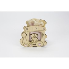 6X Scatola legno portaconfetti