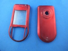 Cover anteriore + posteriore Nokia 6630 cellulare coperchio batteria alloggiamento cover rosso red