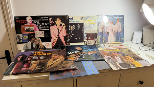 Vintage vinyl lp record - x,