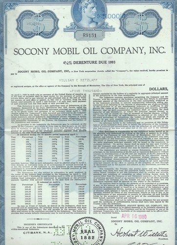 Socony mobil oil company - socony,