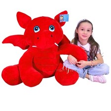 Drago Rosso 60cm con Ali