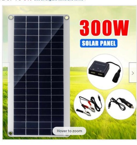 Kit pannello solare - solare, 300w