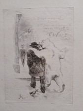 rare gravure diner des