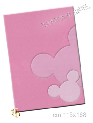 Tappeto topolino minnie rosa - minnie,