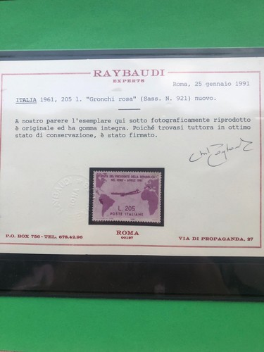 Francobollo italia 1961 - italia,