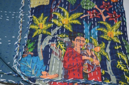 Copriletto trapunta kantha - @copriletto,