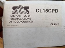 STS CL15CPD DISPOSITIVO OTTICO DI SEGNALAZIONE ALLARME INCENDIO LUMINOSO