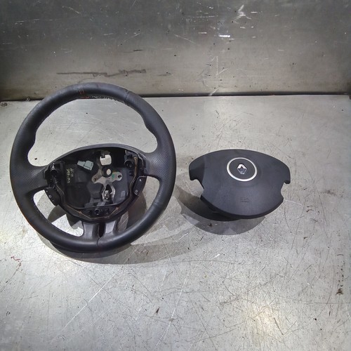 Volante pelle con pulsante - in,