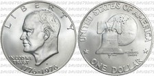 0432] STATI UNITI USA DOLLARO ARGENTO 1776 1976 BICENTENARIO zecca S - KM# 206a