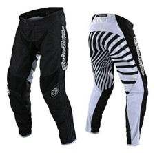 Pantalone Motocross Troy Lee Designs GP Air DRIFT nero e bianco Enduro Quad