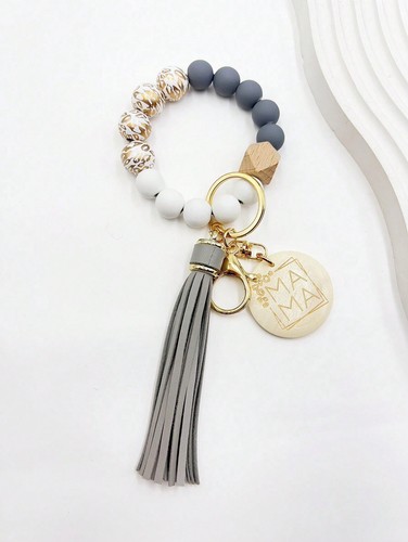 Stylish wooden silicon - wooden, bead