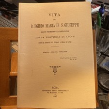 [Taranto] 1887 Vita del Beato
