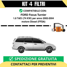 Kit 4 Filtri Tagliando per