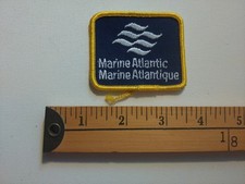 (MARINE ATLANTIC NOVA SCOZIA TERRANOVA TRAGHETTO TOPPA STEMMA DISTINTIVO ECUSSON)