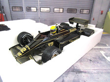 F1 LOTUS Renault Turbo 97 T97 GP Winner Port 1985 #12 Senna JSP Minichamps 1:18