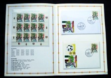 2002 Italia calcio calcio JUVENTUS cartella ufficiale francobolli copertina cartolina FDC
