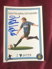 Autografo originale CRISTIANO ZANETTI-Inter 05/06-Naz.Italia-Ex-Juventus/AS Roma