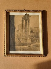 Antica Stampa Di Roma Quadro