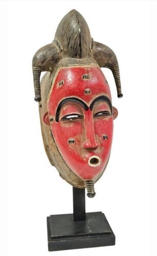 Maschera baule africana - baule,