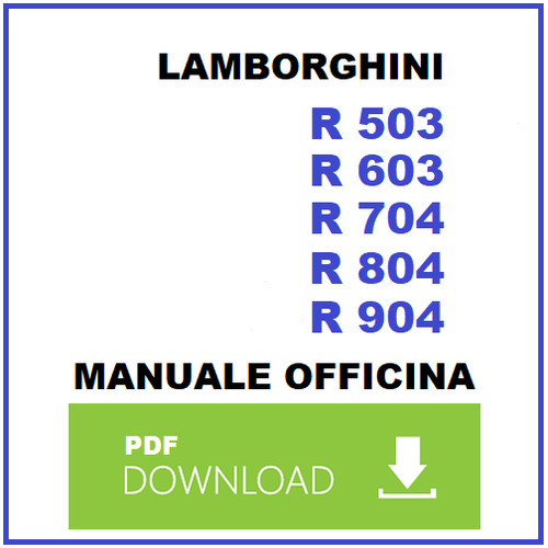 Lamborghini r503 r603 manuale - r603,