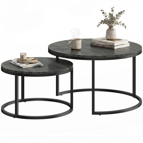 Homcom set tavolino caffè - homcom, da