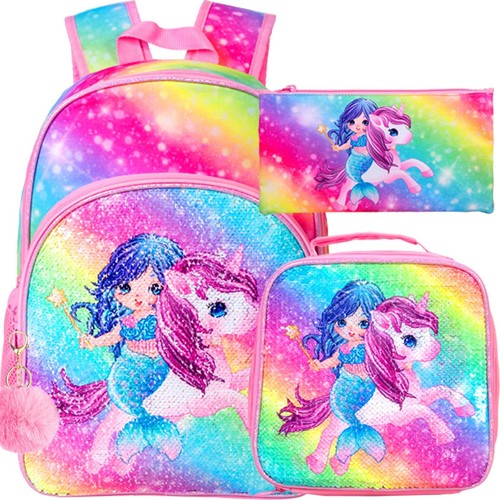 Zaino 3pcs con - zaino, sirena