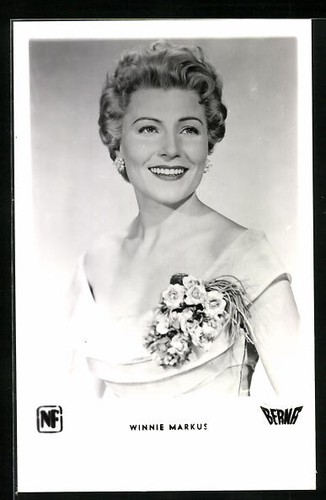 Cartolina attrice winnie - cartolina,
